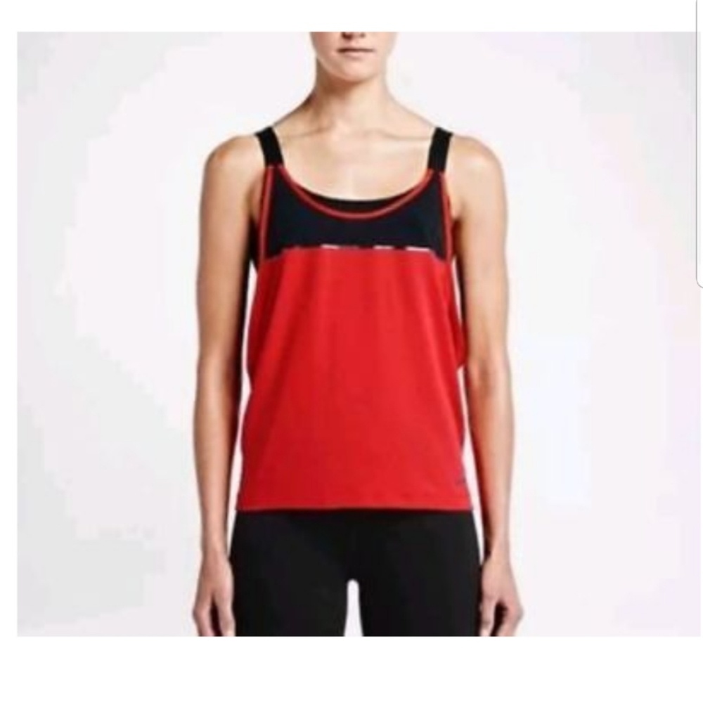 Nike 2 in 1 Tank Top with Built in Sports Bra